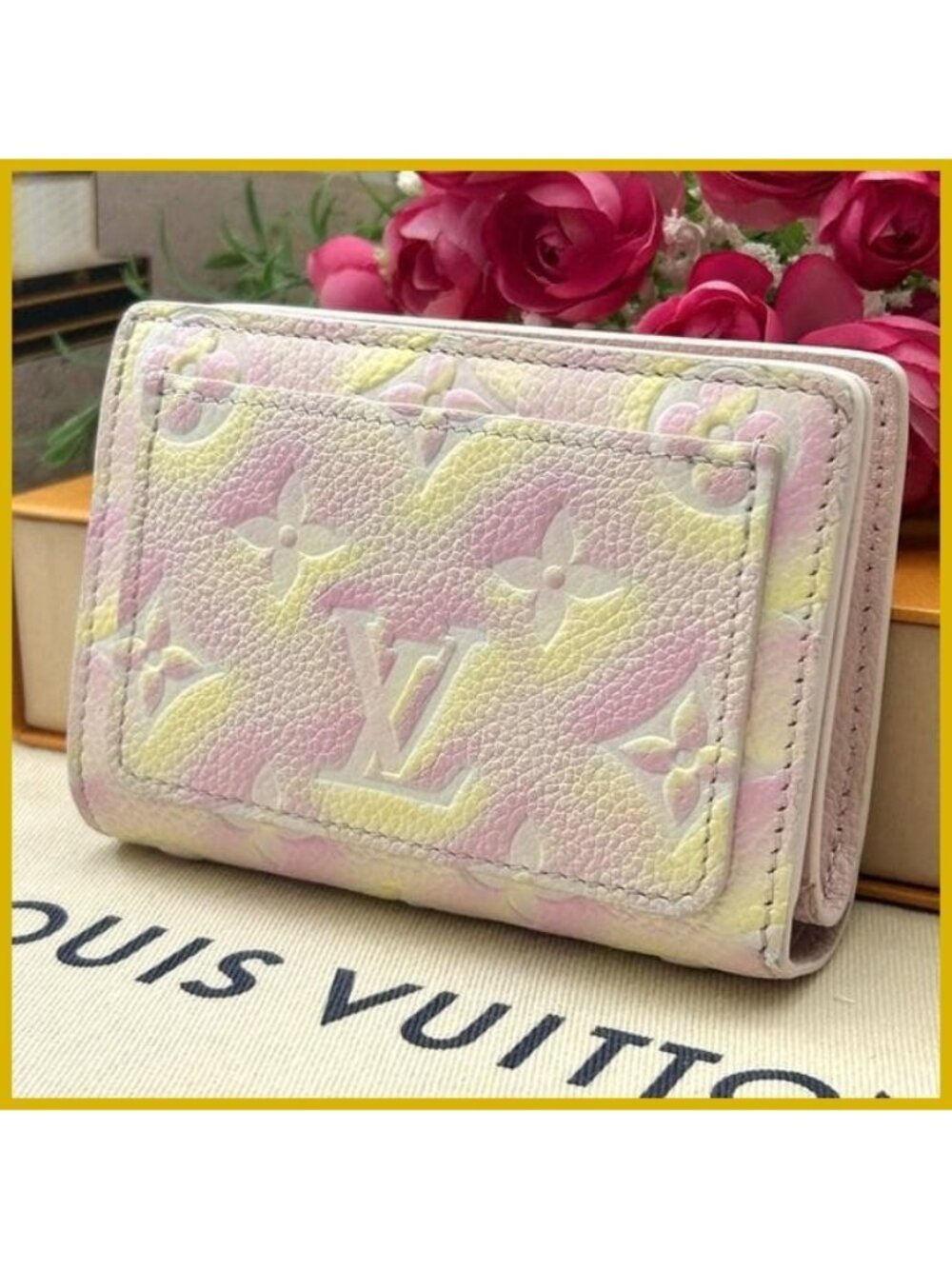 Louis Vuitton Monogram Empreinte Portefeuille Clair Wallet